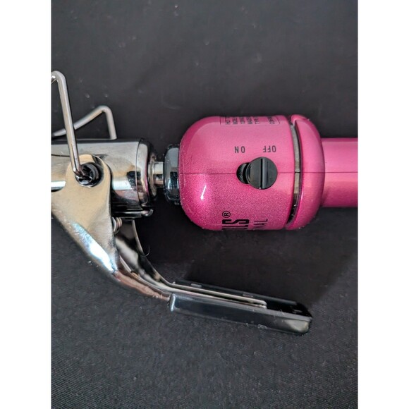 Hot Tools Professional 1" Pink Titanium Styling Hair Curling Iron Wand HPK44 - Picture 5 of 8